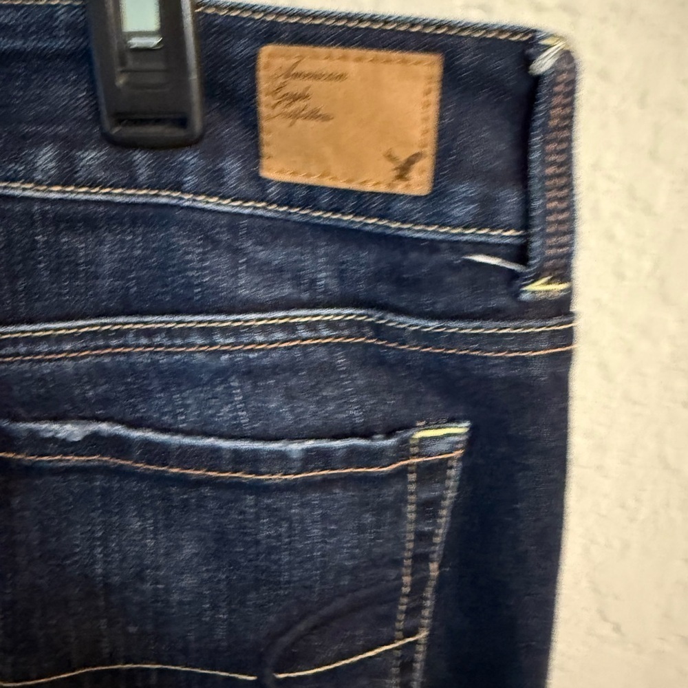 American Eagle Low Rise Artist Crop Jeans - Sz 8 - Picture 8 of 12